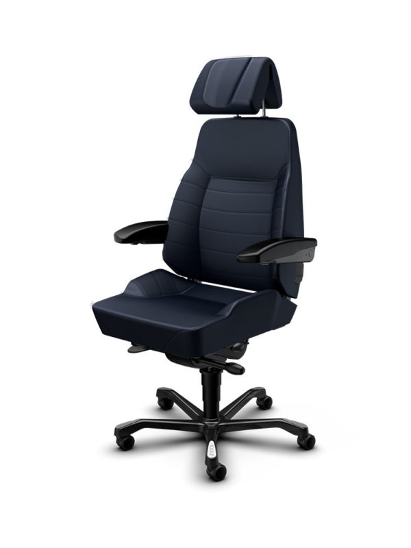 24-Stunden-Stuhl-Executive-Comfort-Line-Leder-blau-sitz-besser.de